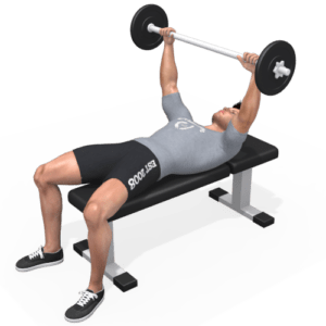 Barbell bench press (Virtuagym)