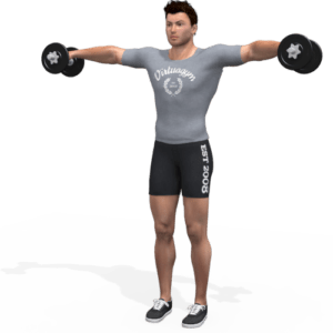 Lateral raise (Virtuagym)